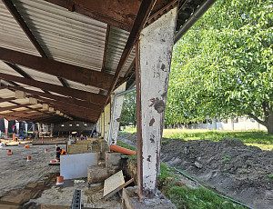 Rekonstrukce haly výkrmu prasat